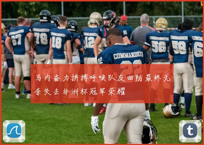 马内奋力拼搏呼唤队友回防最终无奈失去非洲杯冠军荣耀